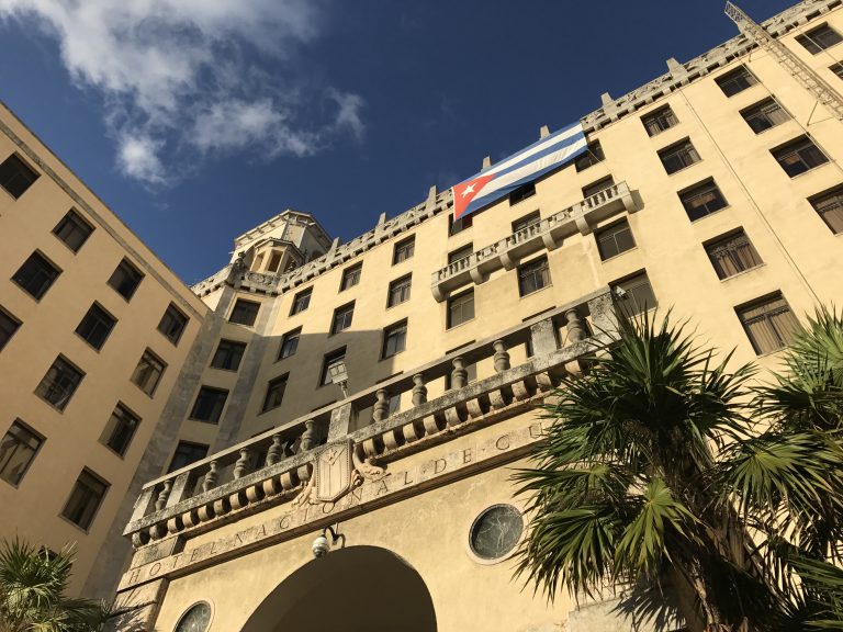 Entrance to Hotel Nacional de Cuba