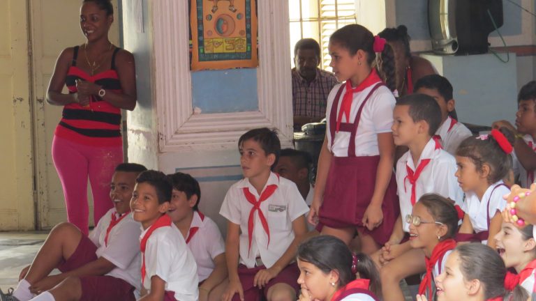 Schoolchildren in Havana